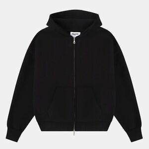 Gently used -Unionkingdon  Blanks 630 GSM BOXY CROPPED FIT ZIP-UP HOODIE  Sz S